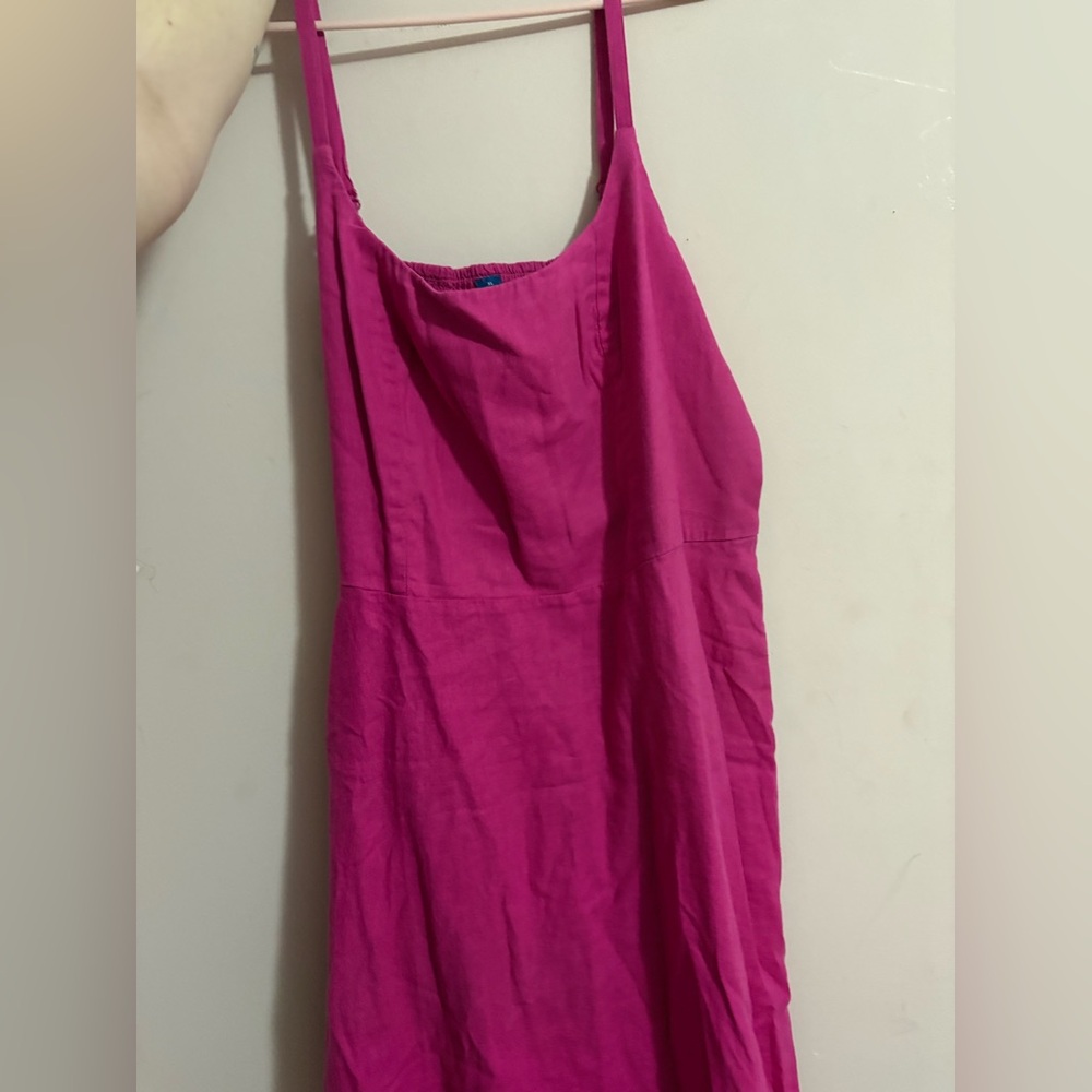⭐️Old navy fuchsia midi dress women’s XL